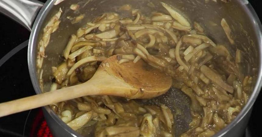 Жюльен с грибами