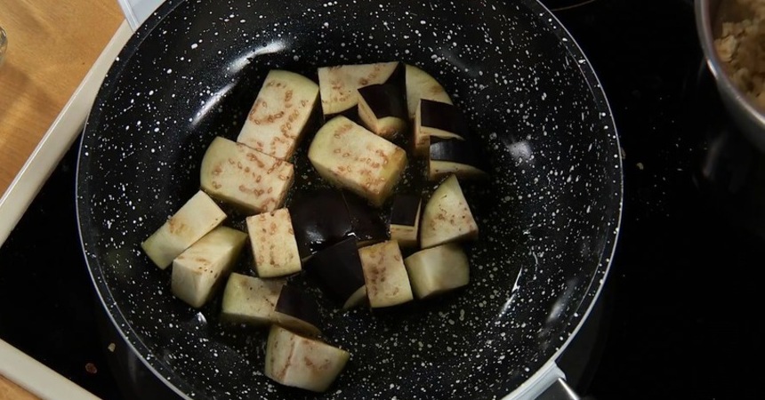 Гаспачо с баклажанами