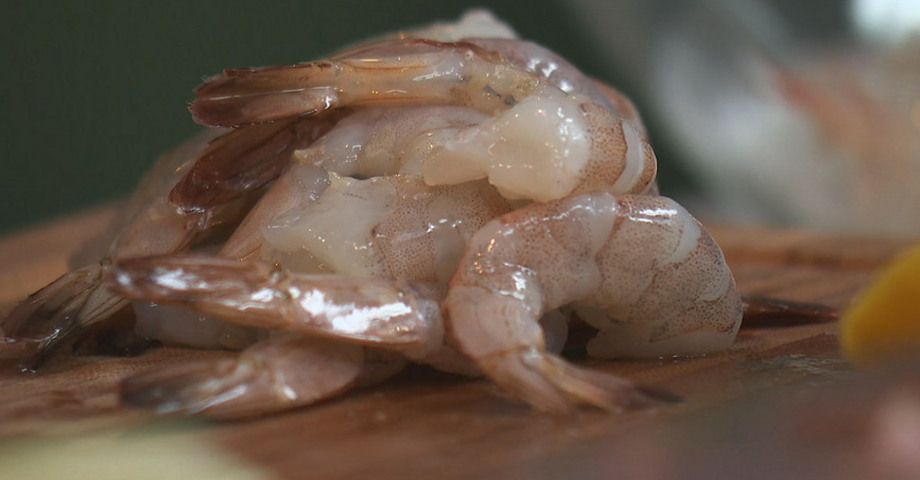 Солянка с креветками