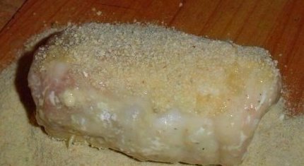 Мясной рулет с омлетом