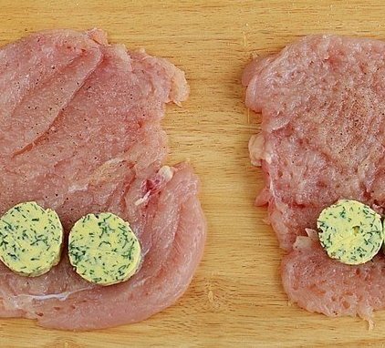 Куриные котлеты по-киевски