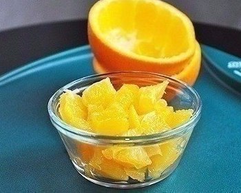 Салат с курицей и апельсином