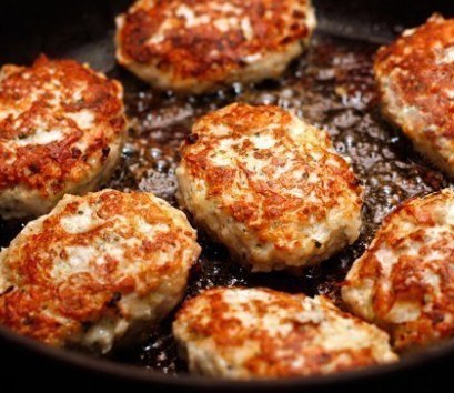 Сочные куриных котлеты