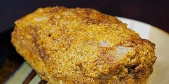 Свинина, запеченная с майонезом и специями