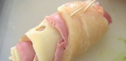 Куриные рулетики с сыром